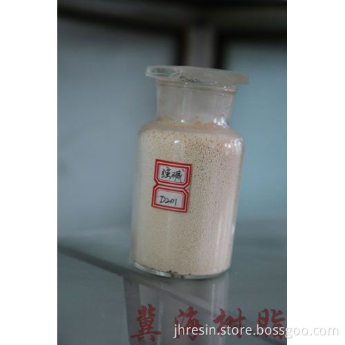 D201 Macroporous Strong Basic Styrene Type Anion Exchange Resin